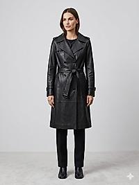 Metropol Esintisi Kadın Deri Ceket